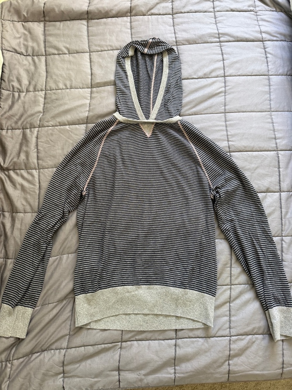 Banana Republic Large Striped Sweater Hoodie